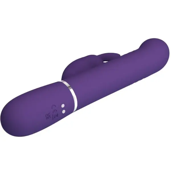 Pretty Love - Vibrador rabbit con licking morado - Imagen 6