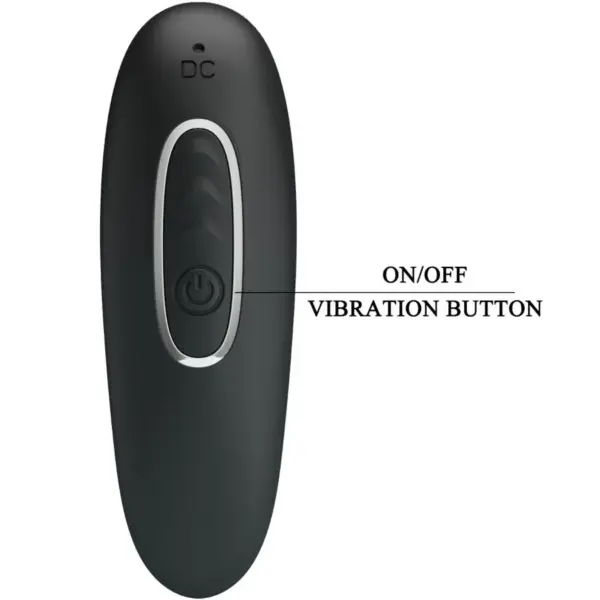 Pretty Love - Corban Vibrador Anal 10 Vibraciones Negro - Imagen 9
