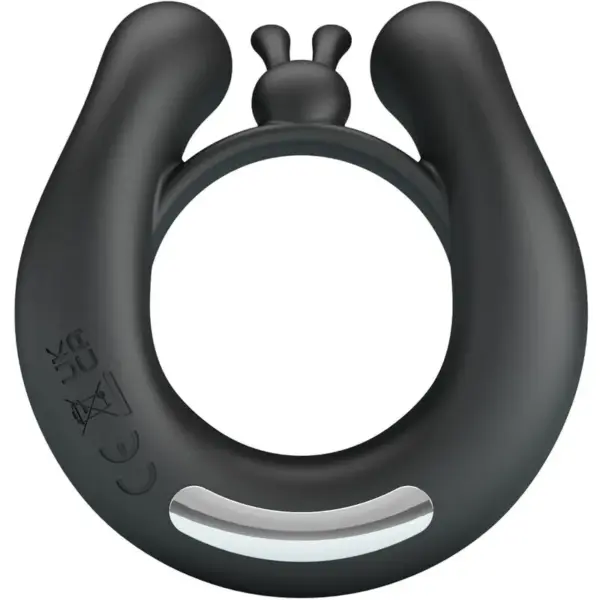 Pretty Love - Anillo vibrador y estimulador de clítoris negro - Imagen 2