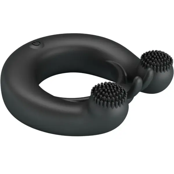 Pretty Love - Anillo vibrador y estimulador de clítoris negro - Imagen 3