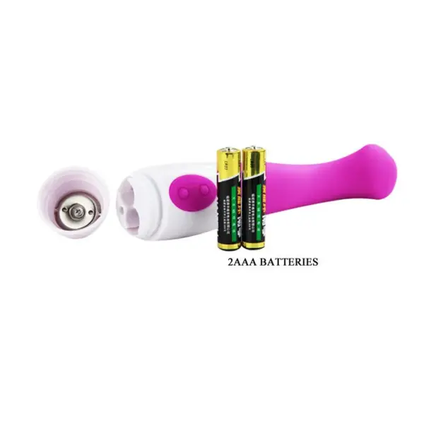 Pretty Love - Vibrador Charles en Lila y Blanco - Imagen 9
