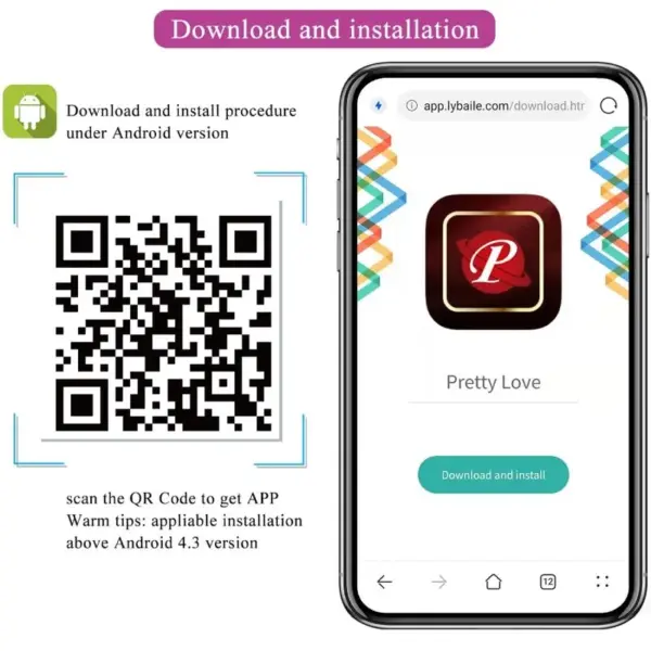 Pretty Love - Vibrador masajeador con app gratuita morado - Imagen 7