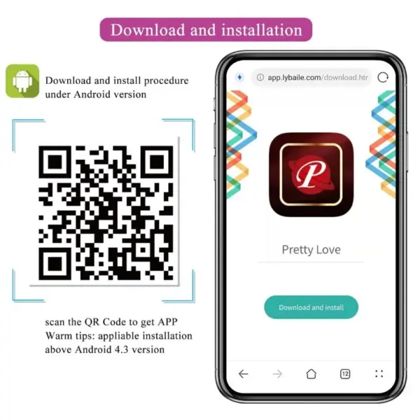 Pretty Love - Plug anal controlado por app lila - Imagen 10