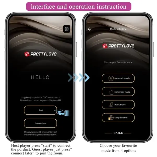 Pretty Love - Plug anal controlado por app lila - Imagen 13