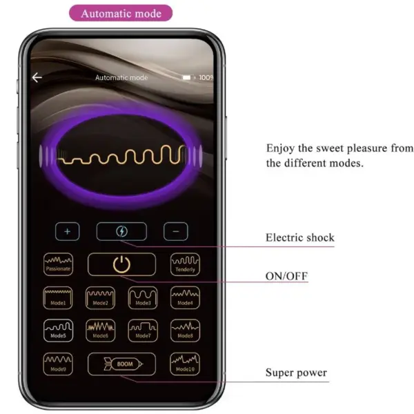 Pretty Love - Plug anal controlado por app lila - Imagen 14