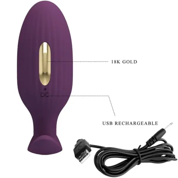 Pretty Love - Plug anal controlado por app lila - Imagen 7