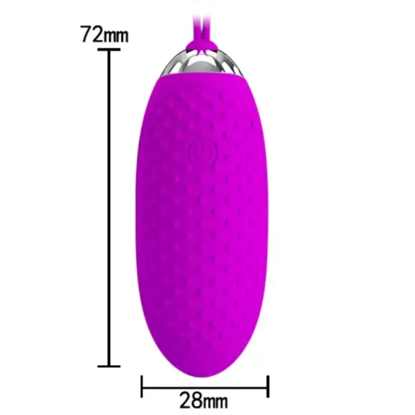 Pretty Love - Huevo vibrador control remoto con 12 modos de vibración - Imagen 6