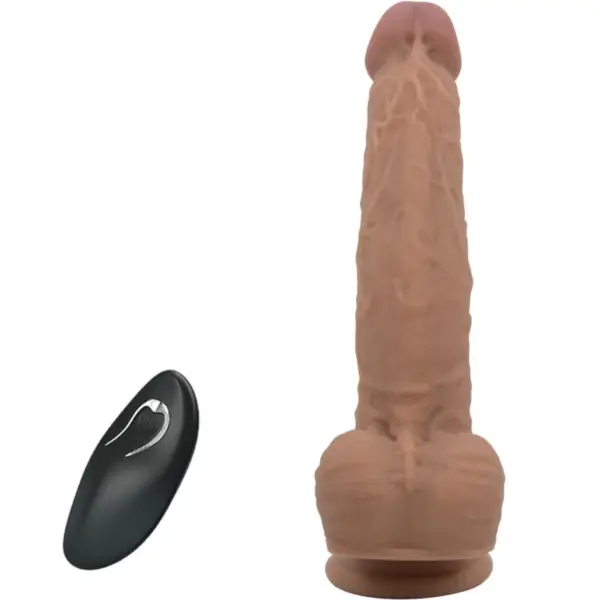 Pretty Love - Jonathan Dildo Silicona 3 Vibraciones con Control Remoto - Imagen 3