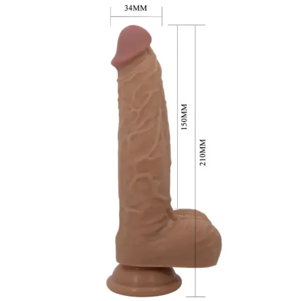 Pretty Love - Jonathan Dildo Silicona 3 Vibraciones con Control Remoto - Imagen 6