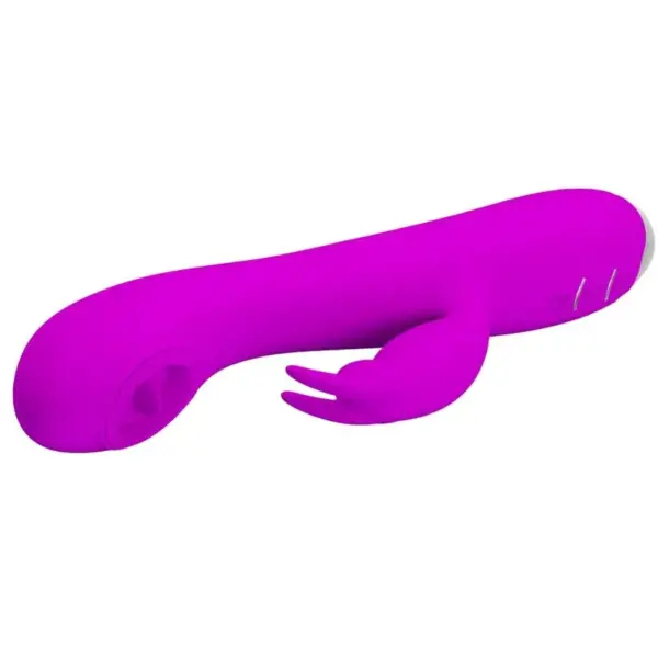 Pretty Love - Vibrador rabbit con licking morado - Imagen 2
