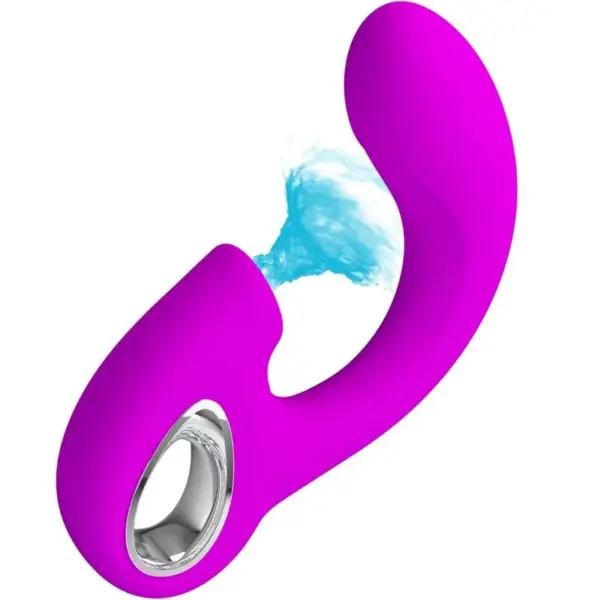 Pretty Love - Vibrador punto G con estimulador clítoris morado - Imagen 2