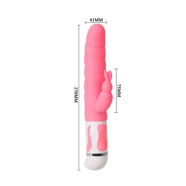 Pretty Love - Vibrador rabbit rosa con tecnología avanzada - Imagen 3