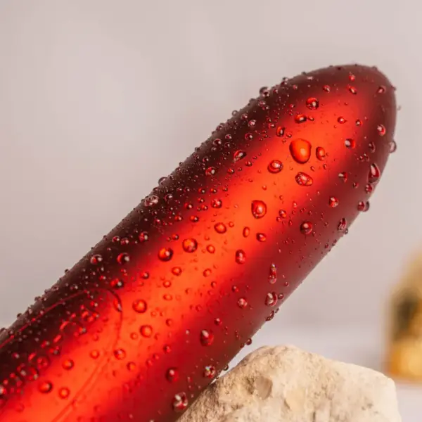 ROCKS-OFF - Bala vibradora RO-160 Rouge Allure roja para placer intenso - Imagen 3