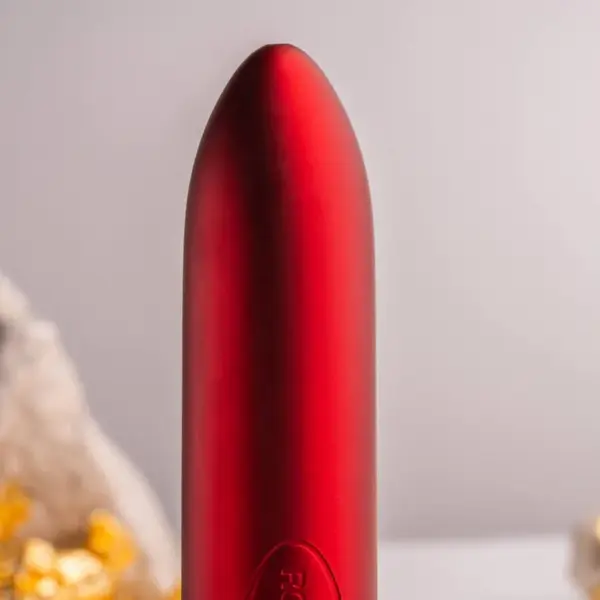 ROCKS-OFF - Bala vibradora RO-160 Rouge Allure roja para placer intenso - Imagen 4