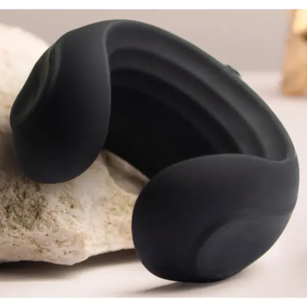 ROCKS-OFF - Echo Masturbador Vibrador Negro: Placer Ergonómico y Potente - Imagen 5
