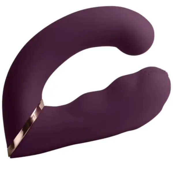ROCKS-OFF - Gemini Vibrador Dual Punto G y Estimulador Clítoris Morado - Imagen 2