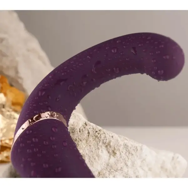 ROCKS-OFF - Gemini Vibrador Dual Punto G y Estimulador Clítoris Morado - Imagen 6