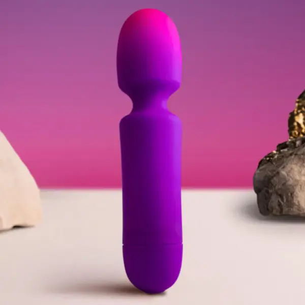 Rocks-Off - Glo-Girl Vibrador Wand Mini Morado - Imagen 5