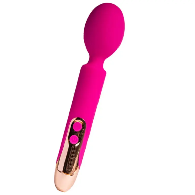 Rocks-Off - Vibrador Wand Flexible Fucsia para Placer Intenso