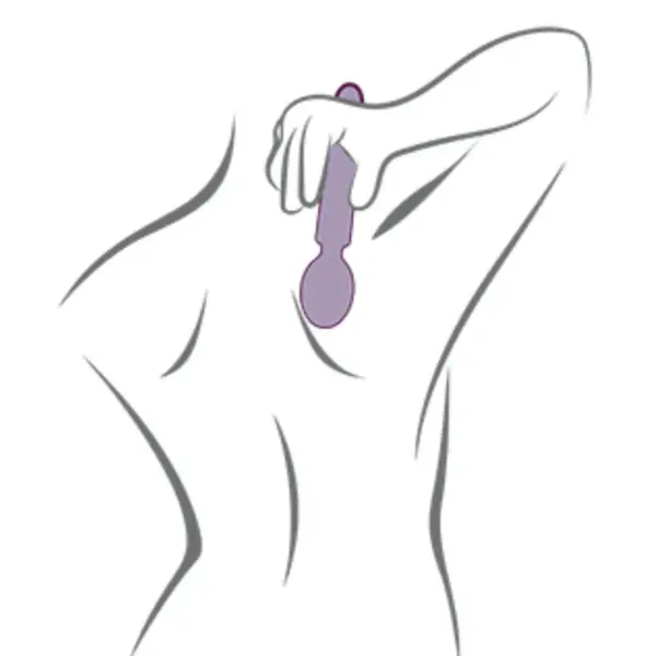 Rocks-Off - Vibrador Wand Flexible Fucsia para Placer Intenso - Imagen 6