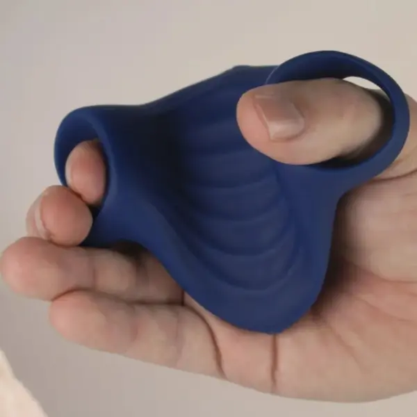 Rocks-Off - Palm Masturbador Vibrador Flexible Azul - Imagen 5