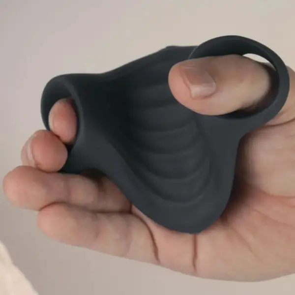 ROCKS-OFF - Palm Masturbador Vibrador Flexible Negro - Imagen 5