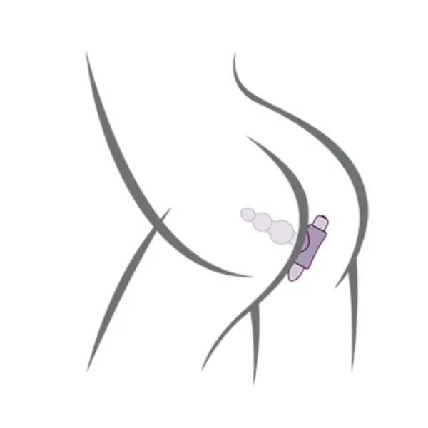Rocks-Off - Plug Anal Vibrador Petite Sensations Bubbles Negro - Imagen 9