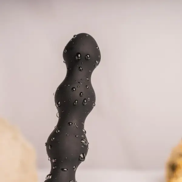ROCKS-OFF - Petite Sensations Pearls Plug Anal Vibrador Negro - Imagen 3