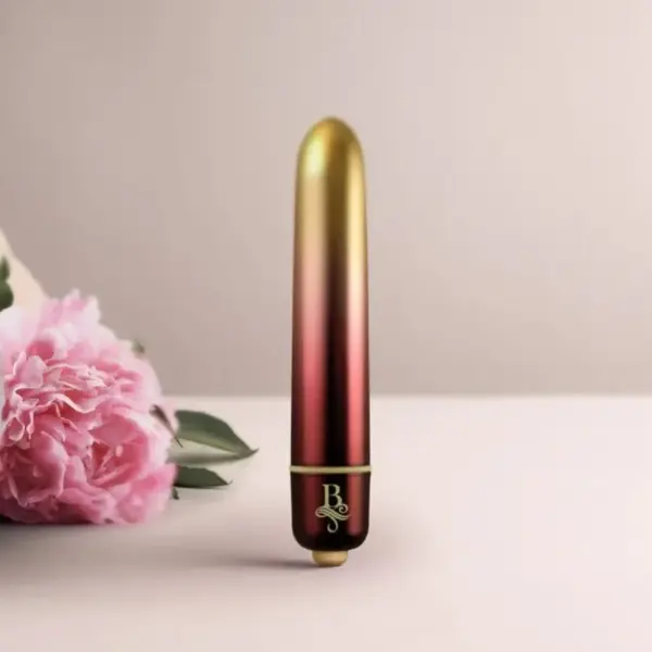 ROCKS-OFF - Vibrador compacto RO-90 Debutante dorado - Imagen 3
