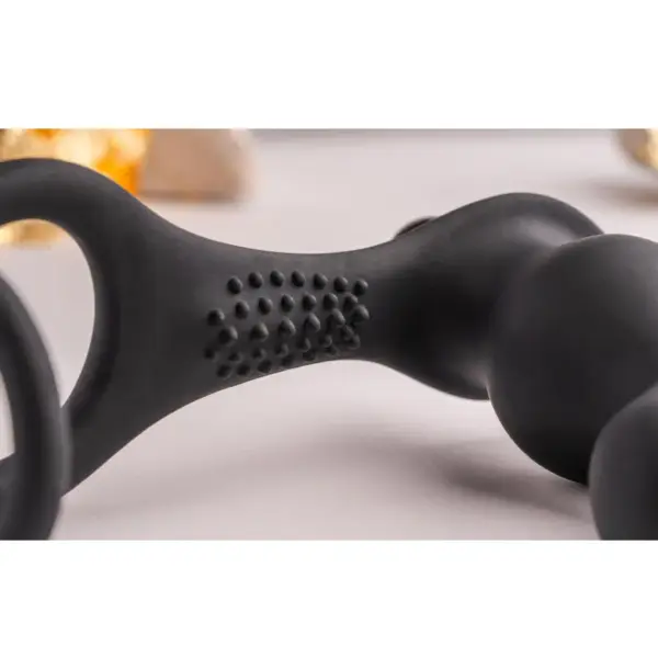 ROCKS-OFF - RO-ZEN RRO Plug Anal con Anillo Vibrador para el Pene Negro - Imagen 3
