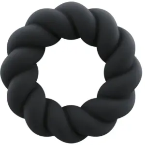 ROCKS- OFF - TWIST ANILLO MASTURBADOR SILICONA NEGRO