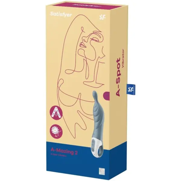 Satisfyer - Amazing 2 Vibrador Punto A Gris - Imagen 3