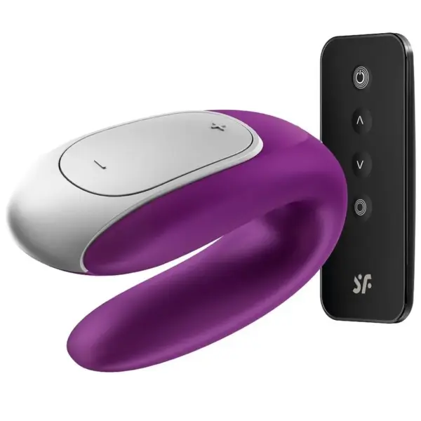 Satisfyer - Double Fun Partner Vibrador Lila - Imagen 2