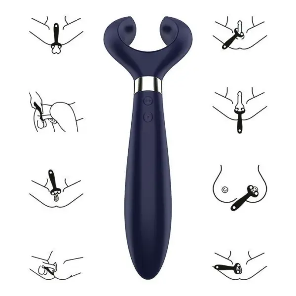 Satisfyer - Endless Fun Multivibrador 3 Azul - Imagen 4