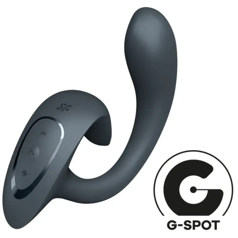 Satisfyer - Vibrador Rabbit G for Goddess 1 Gris Oscuro