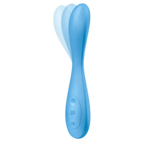 Satisfyer - G-Spot Flex 4+ Multi Vibrador App Azul - Imagen 2