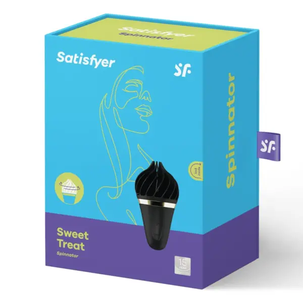 Satisfyer - Sweet Treat Spinnator Negro: Placer Erótico Revolucionario - Imagen 5
