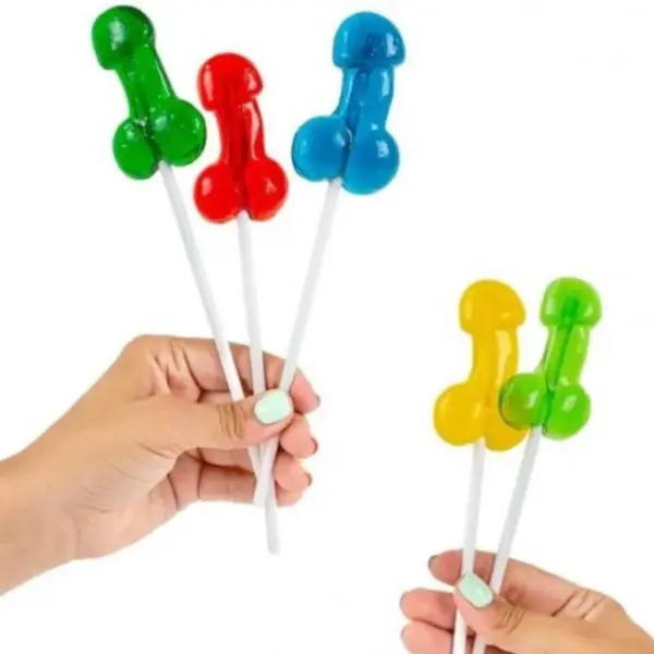 SECRETPLAY - Expositor surtido de piruletas pene con alcohol, 40 unidades - Imagen 2
