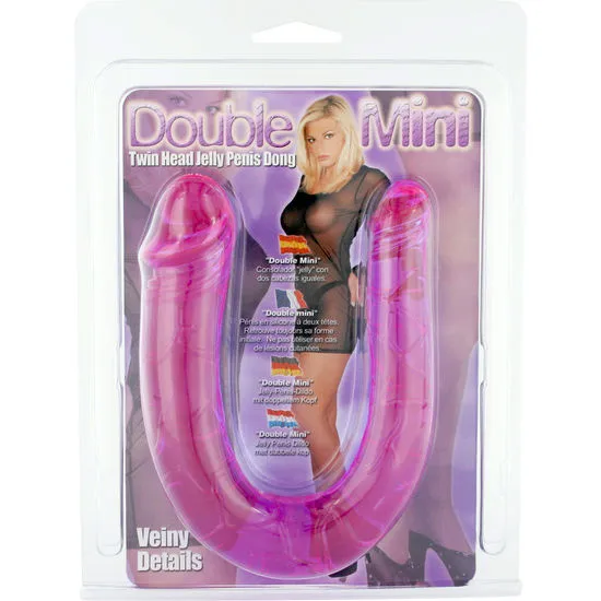 Seven Creations - Pene con dos cabezas de gelatina flexible