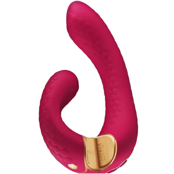 SHUNGA - MIYO Masajeador Íntimo Fucsia para Placer Duplicado