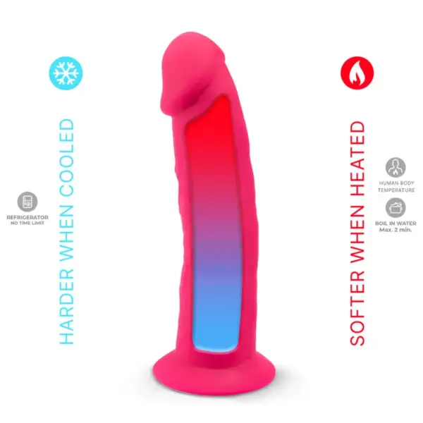 SILEXD - Pene realístico modelo 2 rosa con control remoto LRS 17 cm - Imagen 5