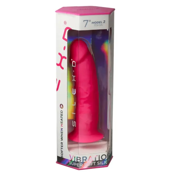 SILEXD - Pene realístico modelo 2 rosa con control remoto LRS 17 cm - Imagen 7