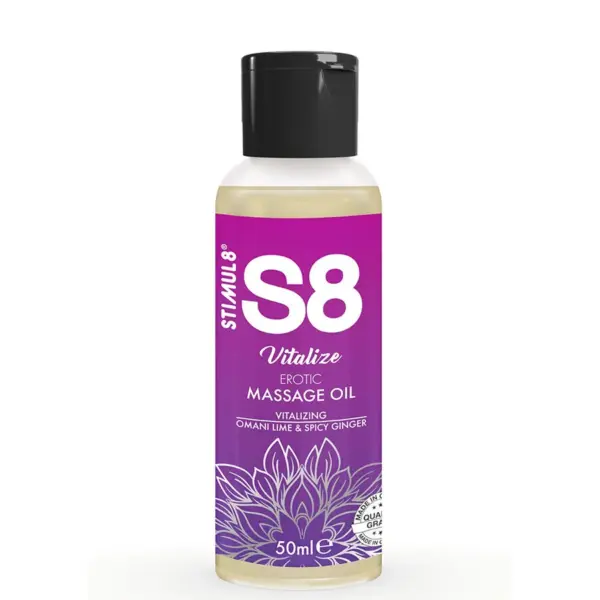 STIMUL8 - S8 CAJA DE ACEITE DE MASAJE 3 X 50 ML - Imagen 3