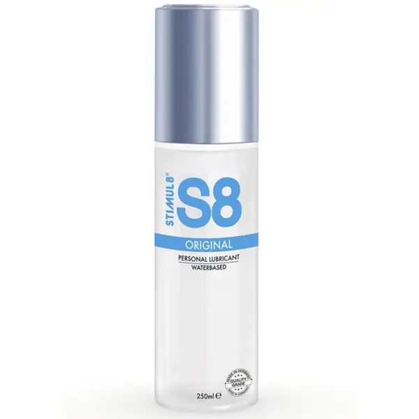 STIMUL8 - Lubricante en base agua 250 ml para un placer seguro y natural