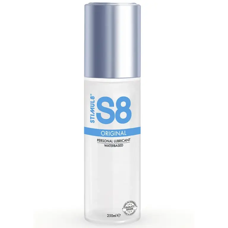 STIMUL8 - Lubricante en base agua 250 ml para un placer seguro y natural