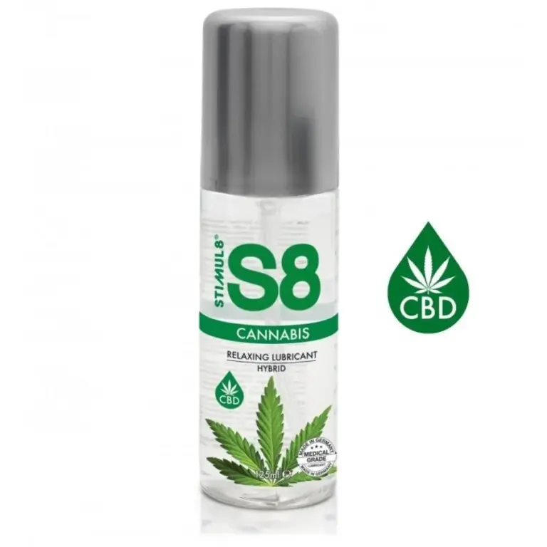 STIMUL8 - Lubricante híbrido de cannabis 125 ml para intensificar el placer