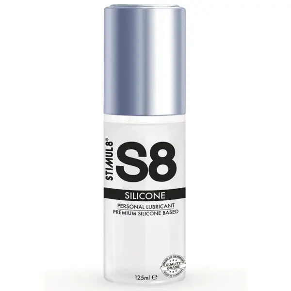 S8 Lubricante Silicona 125 ml - Deslizamiento Premium para Tu Placer
