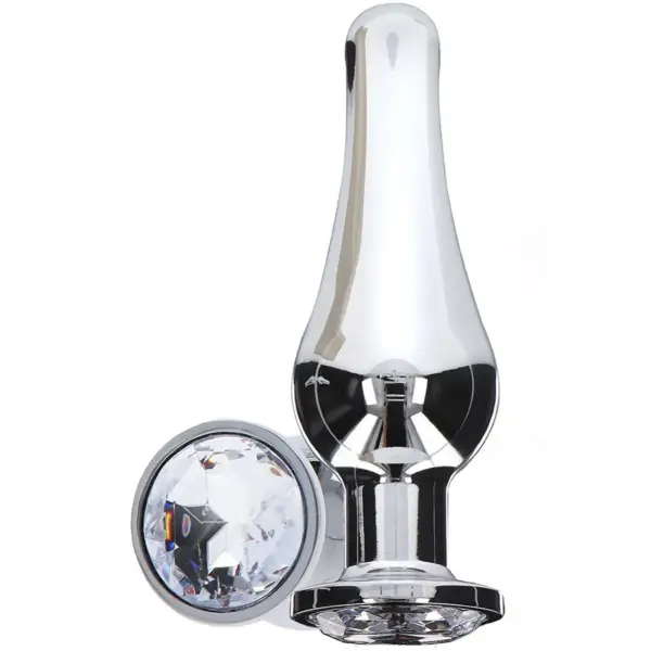 TOYJOY - Plug Anal Grande con Joya Plateada Diamond Bum Bijou