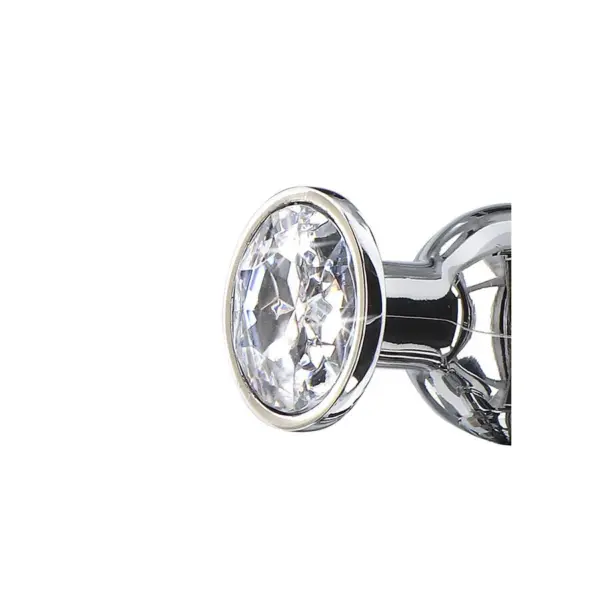 TOYJOY - Plug Anal Grande con Joya Plateada Diamond Bum Bijou - Imagen 2