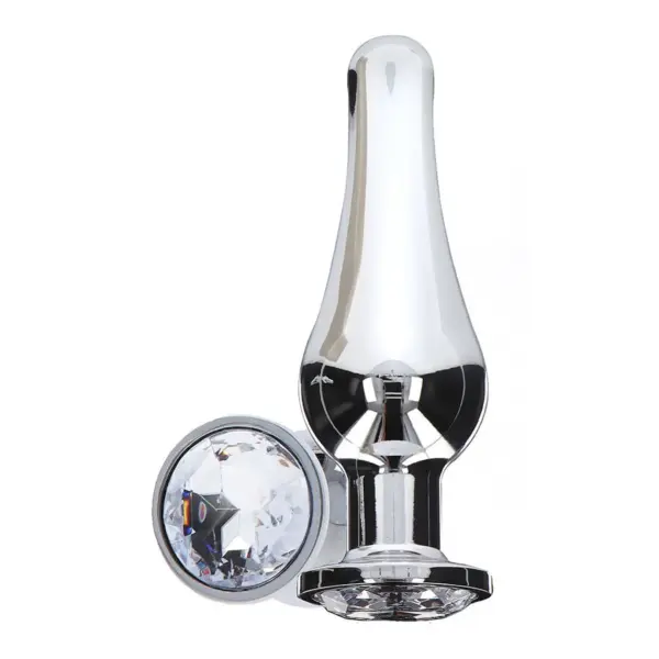 TOYJOY - Plug Anal Diamond Bum Bijou Pequeño con Joya Plateada
